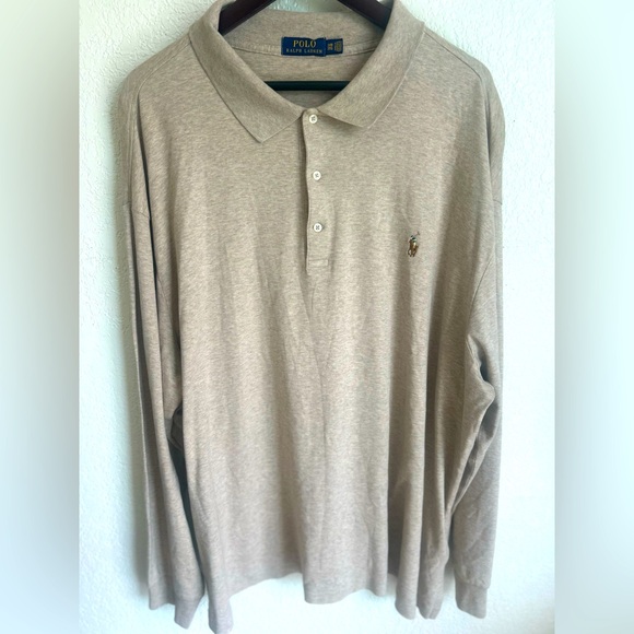 Polo Ralph Lauren Luxury Classic Fit Long Sleeve Polo-Collar Shirt, Size 3XL - Picture 4 of 7